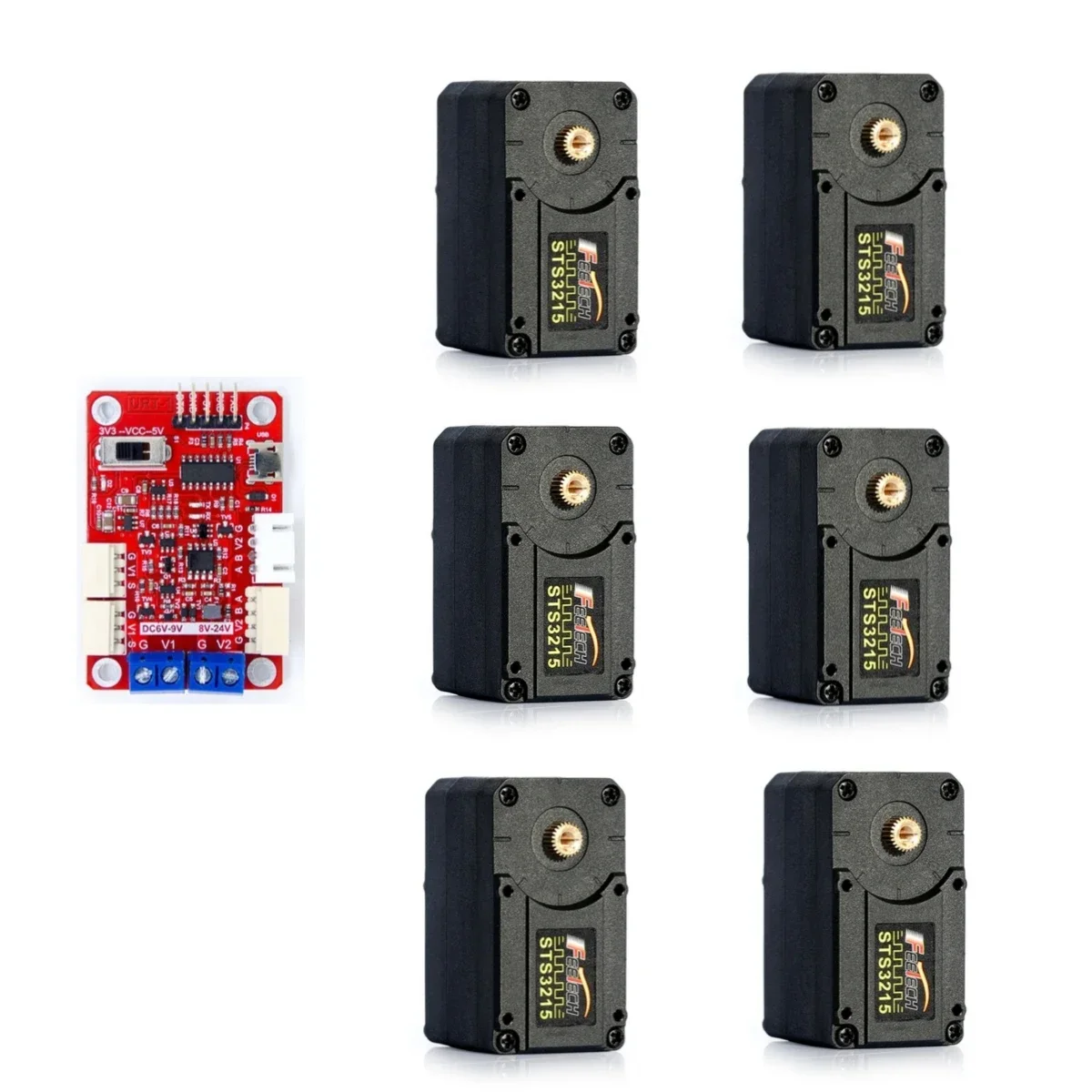 Robot Arm Motor - Feetech STS3215 19KG 7.4V อัตราทดเกียร์ 1:345