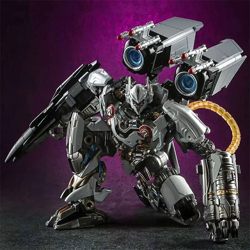 Science Robot - Transformation ของเล่น Nitro Zeus สีดํา Mamba