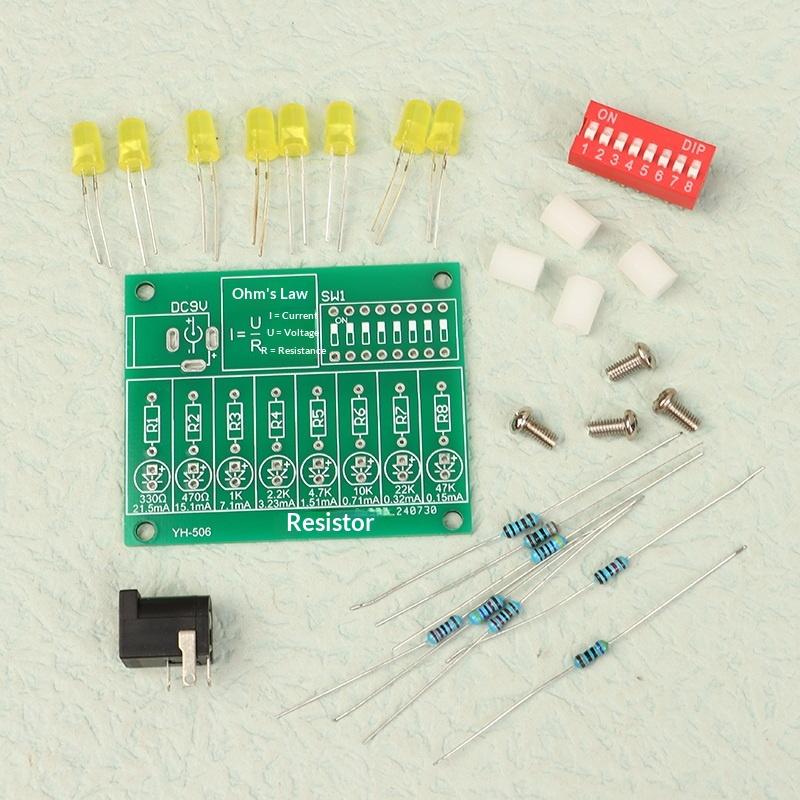 Is Learning Science A Hobby - ชุดฝึกหัดบัดกรีอิเล็กทรอนิกส์ DIY พร้อมเครื่องทดสอบกระแสไฟ LED สำหรับการเรียนวิทยาศาสตร์ในโรงเรียน งานประกอบ