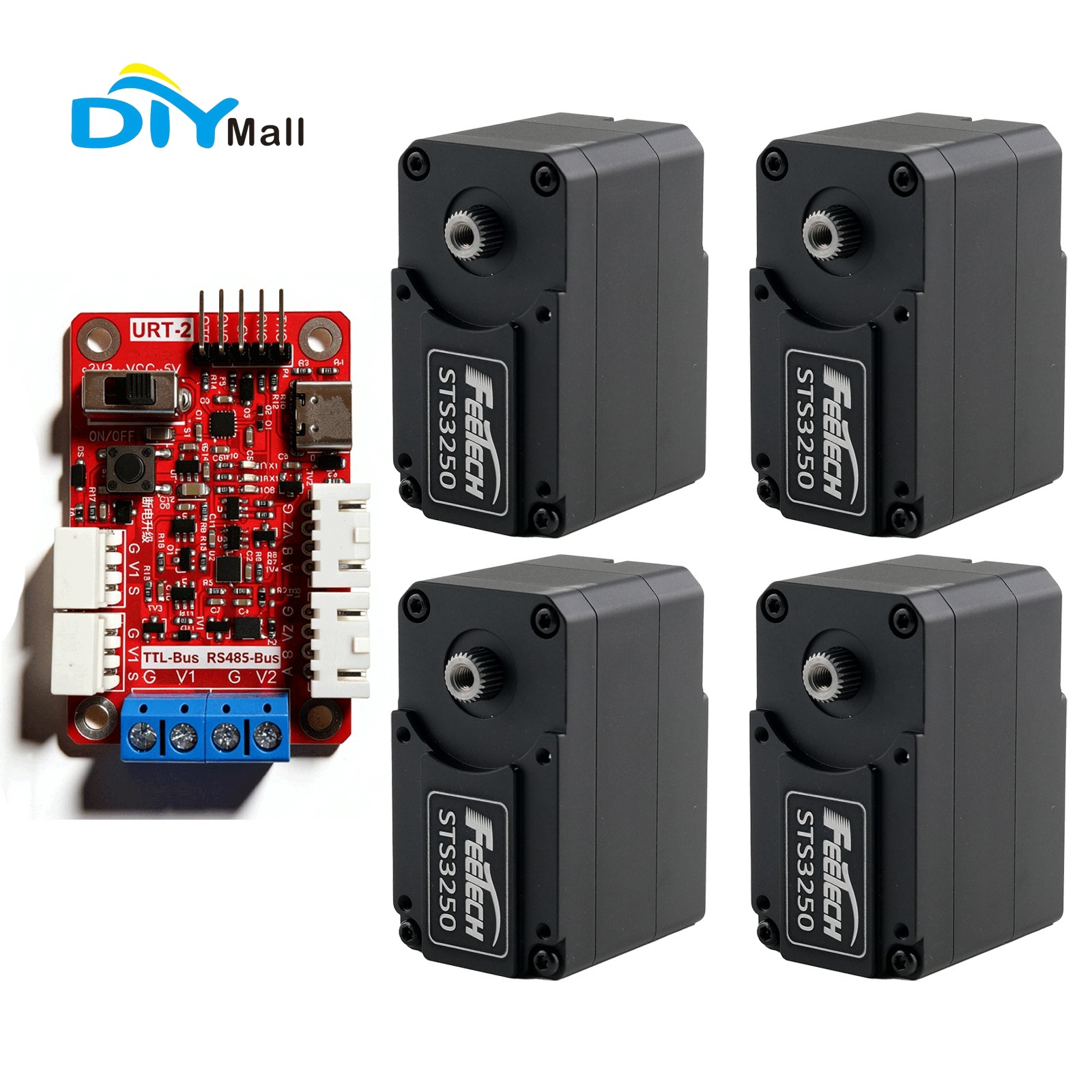 มอเตอร์ไร้แกน Feetech STS3250  - Robot Arm Motor บทวิจารณ์และราคา