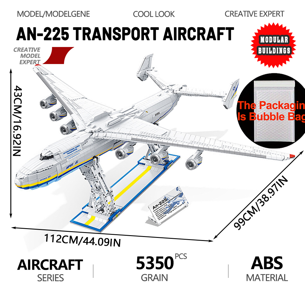 An-225โมเดลเครื่องบินขนส่งขนาด - Science Olympiad บทวิจารณ์และราคา