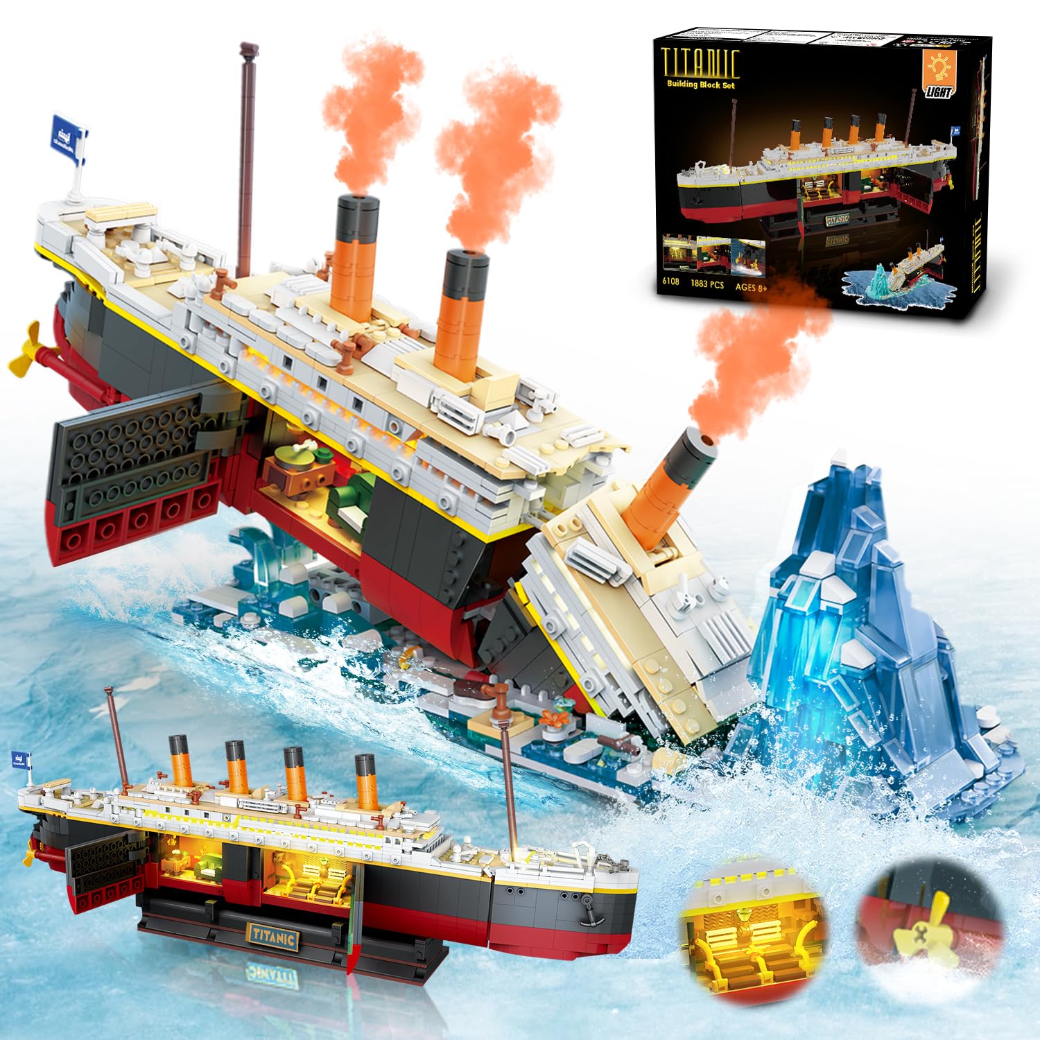 Titanic Building ชุด LED-2 in  - Science Olympiad บทวิจารณ์และราคา